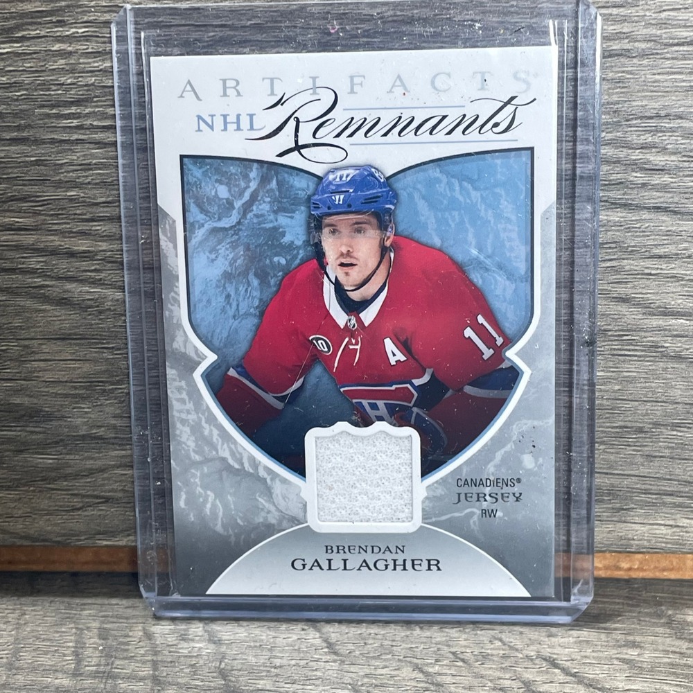 Upper Deck Montreal Canadiens Brendan Gallagher NR-BG Game Used Jersey Relic